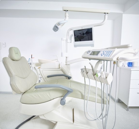 Dental exam chair