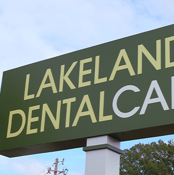 Lakeland Dental Care sign outdoors