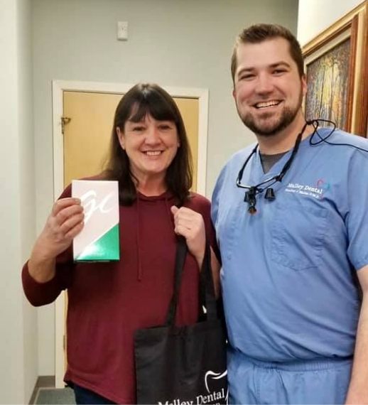 doctor smiling with patient