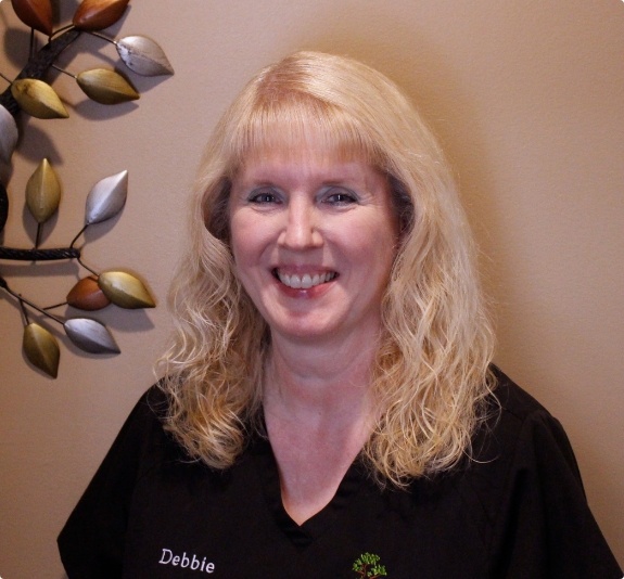 Registered dental hygienist Debbie